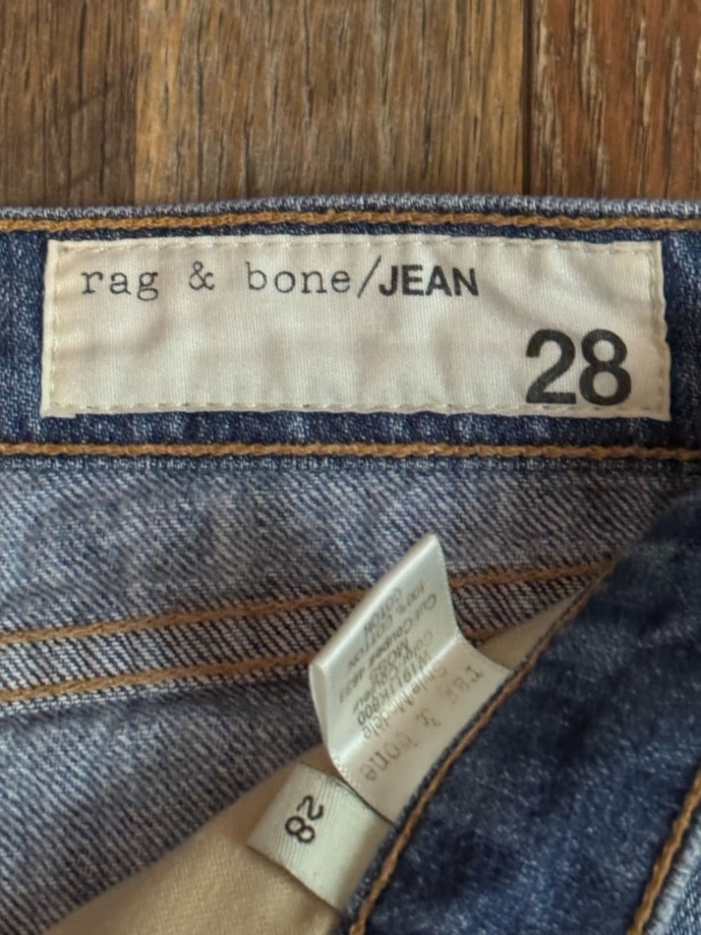 Rag & Bone Distressed Denim Jean Shorts size 28 - Picture 5 of 12